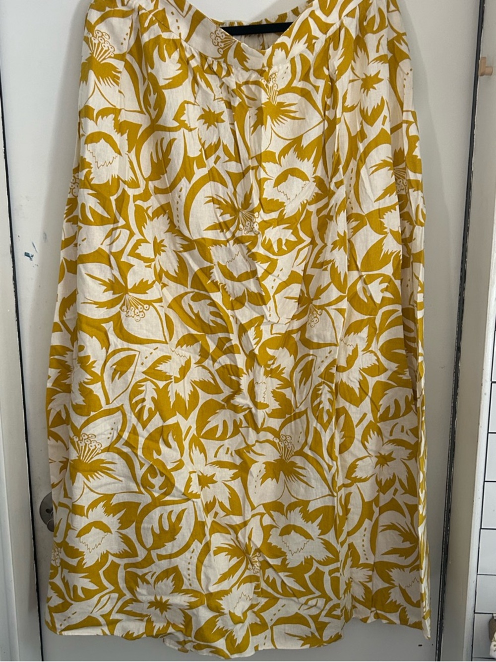 Madewell - Floral Linen Blend Maxi Skirt